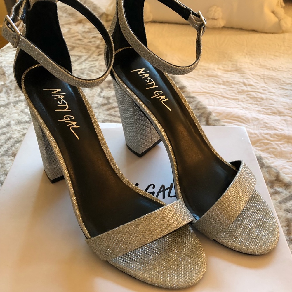 Silver heels